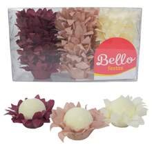 25 Flower Liz Luxury Wedding Party Sweet Wrappers Various Colors - 樸實的 - 查看 3