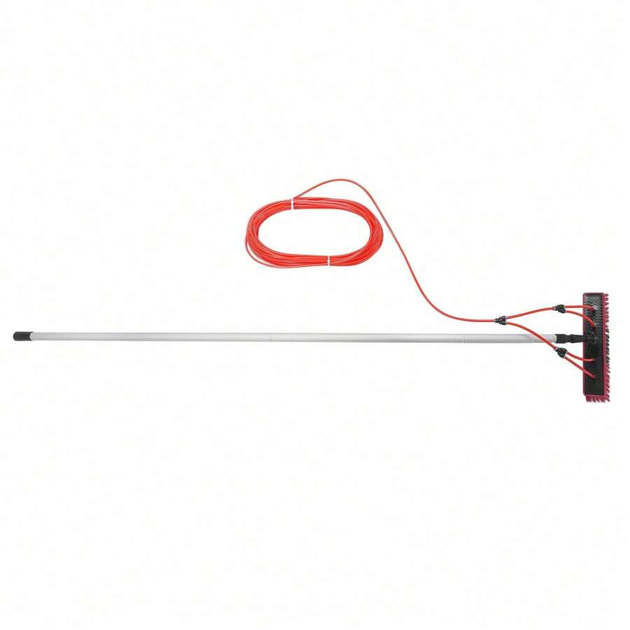OUKANING 26FT Water Fed Pole Cleaning Brush Tool For Window+ Solar
