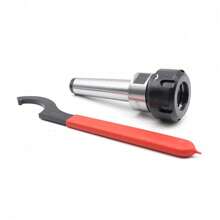 OUKANING Milling Lathe ER Collet MT3-ER32 Chuck Set 3-20mm Range Morse Chuck Holder Precision MT3 Shank Spanner ER32 Chuck With 15Pcs Collet 3-20mm Set For Milling - Steel Color - View 6