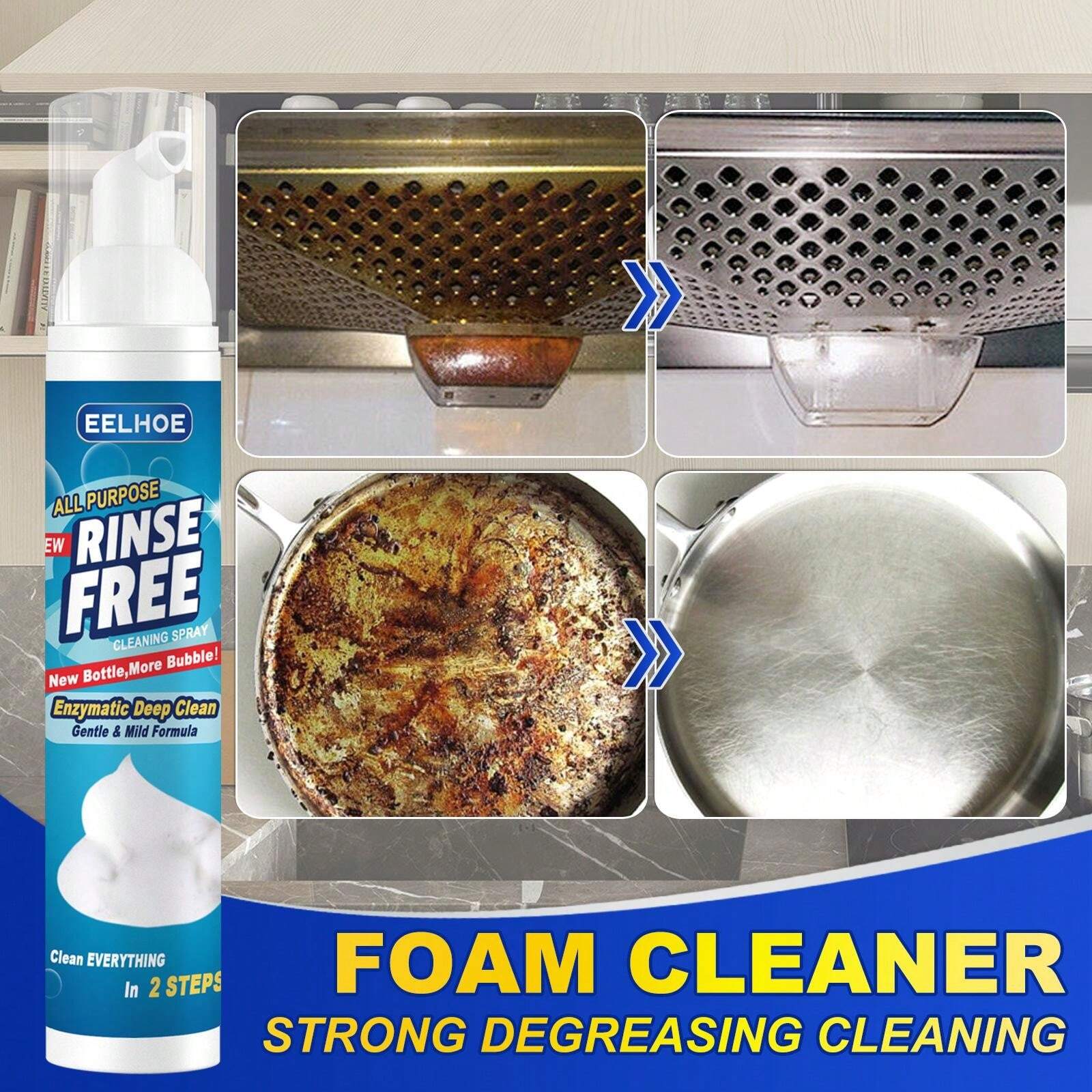 1pc MultiPurpose Kitchen Foam Cleaner For Stove, Cooktop, Exhaust Fan