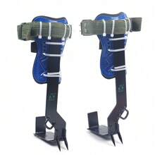 Tree Pole Climbing Spike Set Safety Belt Straps Portable For Outdoor Fruit Pick - Black - View 3