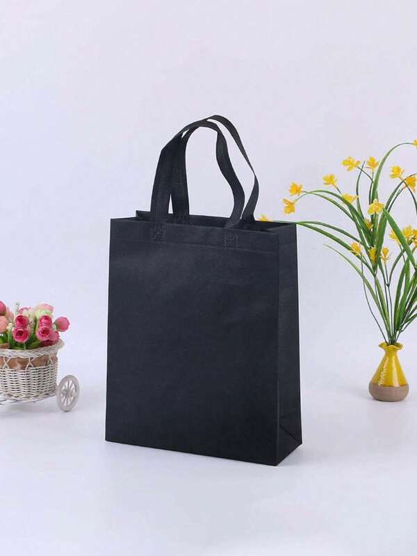 Bolsas no tejidas tridimensionales, bolsas de gran capacidad, bolsas reutilizables para la compra, Navidad