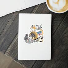 1PC Cute Booster Cats Sticker, Fur Mama, Kitten Mom, Rescue Cats Sticker, Vibrant Design, Fit For Car, Laptop, Decal, Cat Lover, Feline Sticker, Perfect Gift For Her - Multicolor - View 5