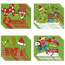 4/6pcs   Whoville Christmas Placemats Xmas Tree Plastic Place Mats Gift Box Table Mats Christmas Theme Kitchen Placemats For Indoor Outdoor Christmas Party Dining Table Decoration - Multicolor - View 1
