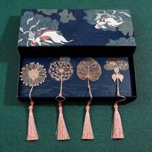 Creative Exquisite Plant Leaf Veins Leaves Of The Seasons Literary Gift Metal Bookmarks Holiday Gift Sets For Teachers And Friends Back To School