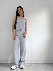 Women Pants - Granite - View 2