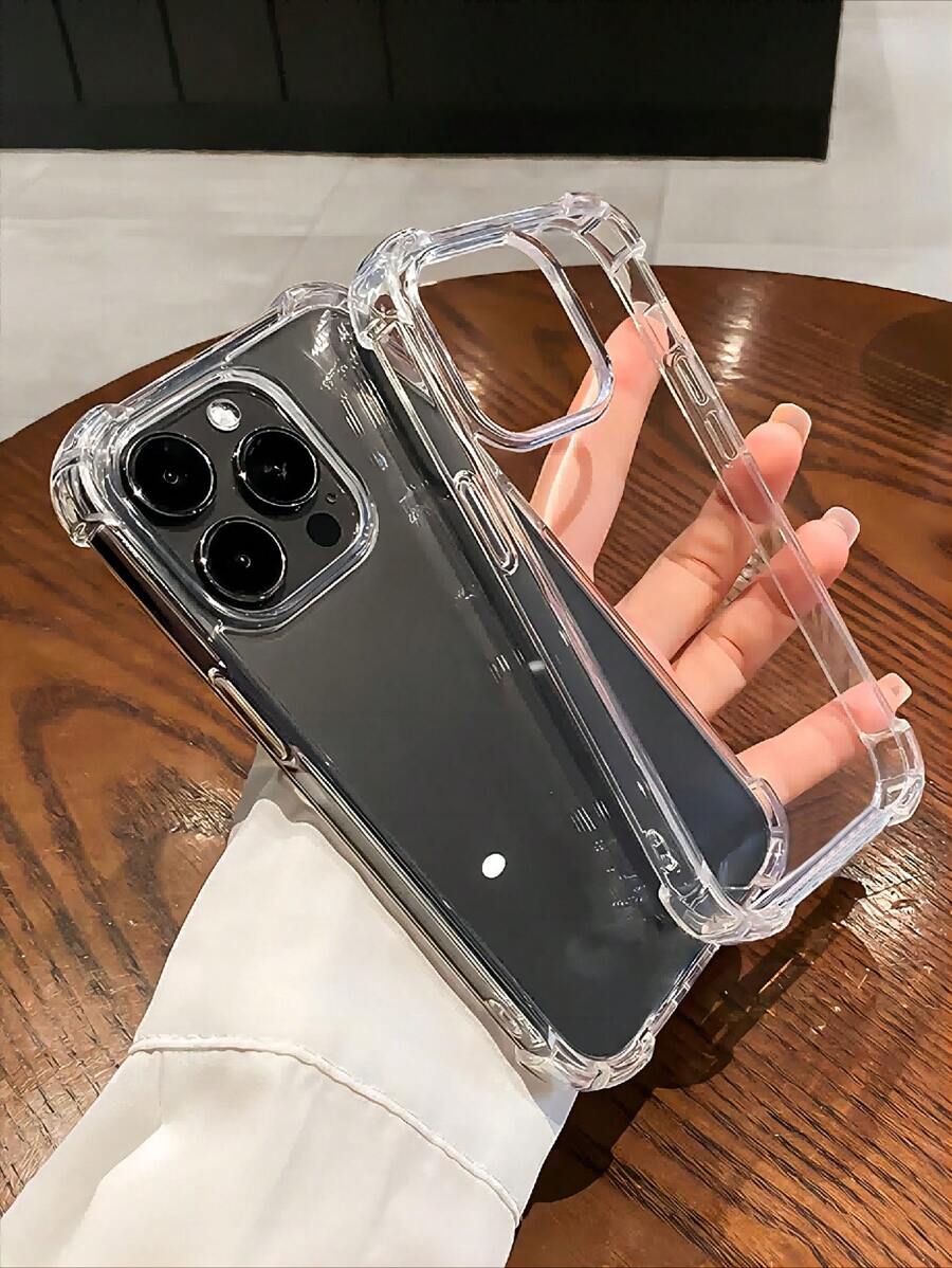 Easypie Selection Clear Minimalist Soft Phone Case Compatible With 17/17 Air/17pro/17pro Max/ I Phone 16/16promax/16pro/16plus/15/15promax/15pro/15plus/14/14pro/14plus/14pro Max/13/13pro/13pro Max/12/12pro/12pro Max/11/11pro/11pro Max/X/XS/XR/XS Max/7/8/SE2/7p/8p,Compatible With Samsung S22/S22Ultra/S23/S23Ultra/S23Pro/S23Plus/S24/S24Ultra/S24Pro/S24Plus/A03/A03S/A03 Core/A04 4G/A04E/M04/F04/A05 4G/A05S 4G - Clear - View 1