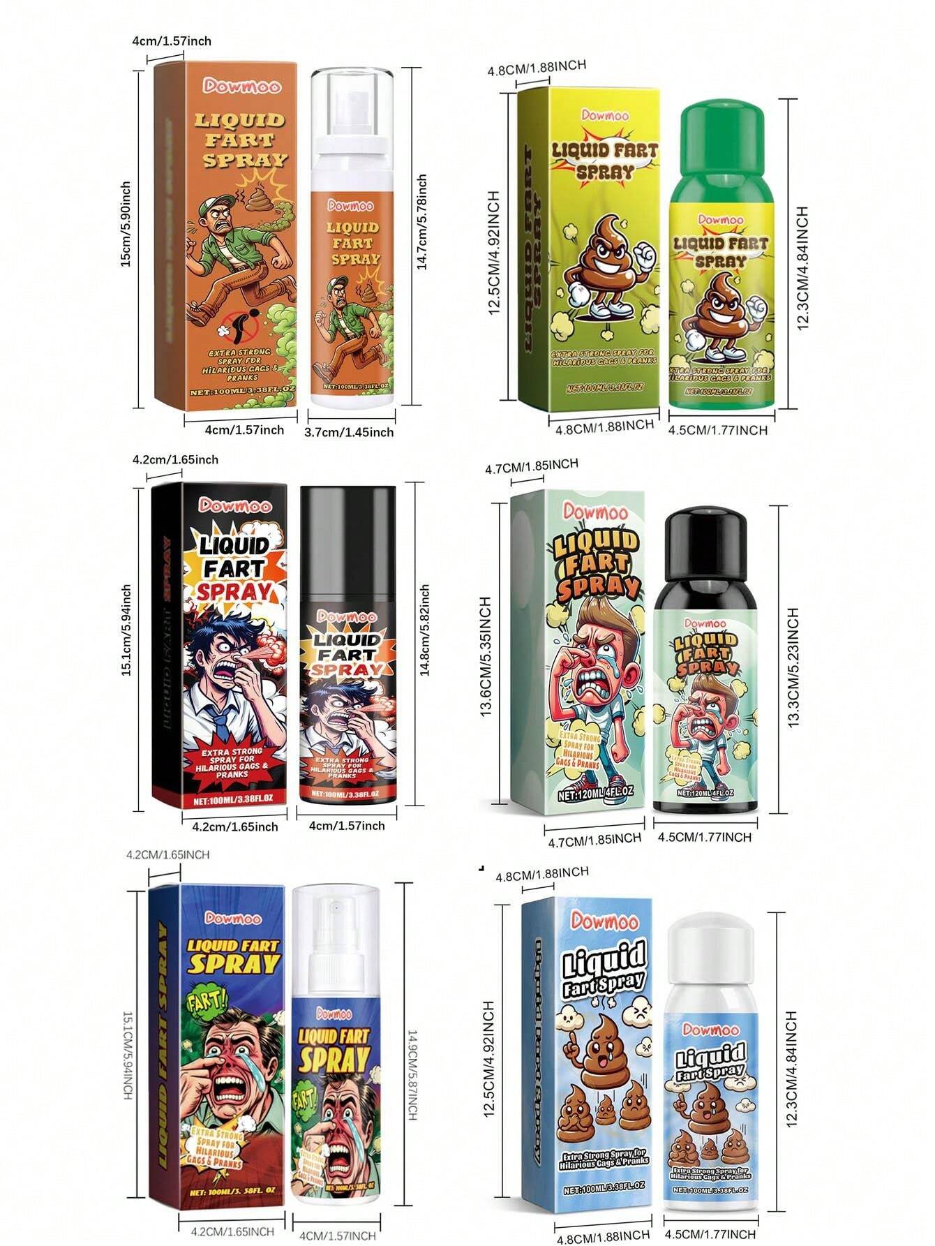 Puzzolenti Scherzo Spray, Scoreggia Puzzolente, Grande Regalo per Scoreggiare Bambini e Adulti