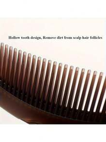 1pc/2pcs Scalp Massage Anti-Dandruff Comb - Removes Oil And Promotes Healthy Scalp, Hair Care Vented Brush, Hair Oil Absorbing Brush, Non-Wash Hairfall Prevention, Hair Brush, Comb, Hair Tools, Hair Products And Accessories For Barber Salon Beauty Travel Essentials