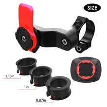 Motorcycle/Bike Phone Holder - Quick Release, For Handlebar Navigation - Black - View 2