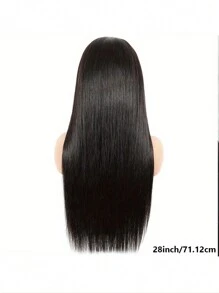 Pelucas de cabello humano con frente de encaje rectos, pelucas con frontal de encaje 13x4, pelucas con densidad del 180%, cabello humano virgen brasileño sin procesar recto, pelucas de cabello humano con el bebé pelo precortado, 24 pulgadas, para mujeres