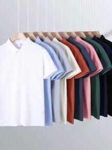 Basic UNISEX POLO Shirt For Men And Women - White - View 2
