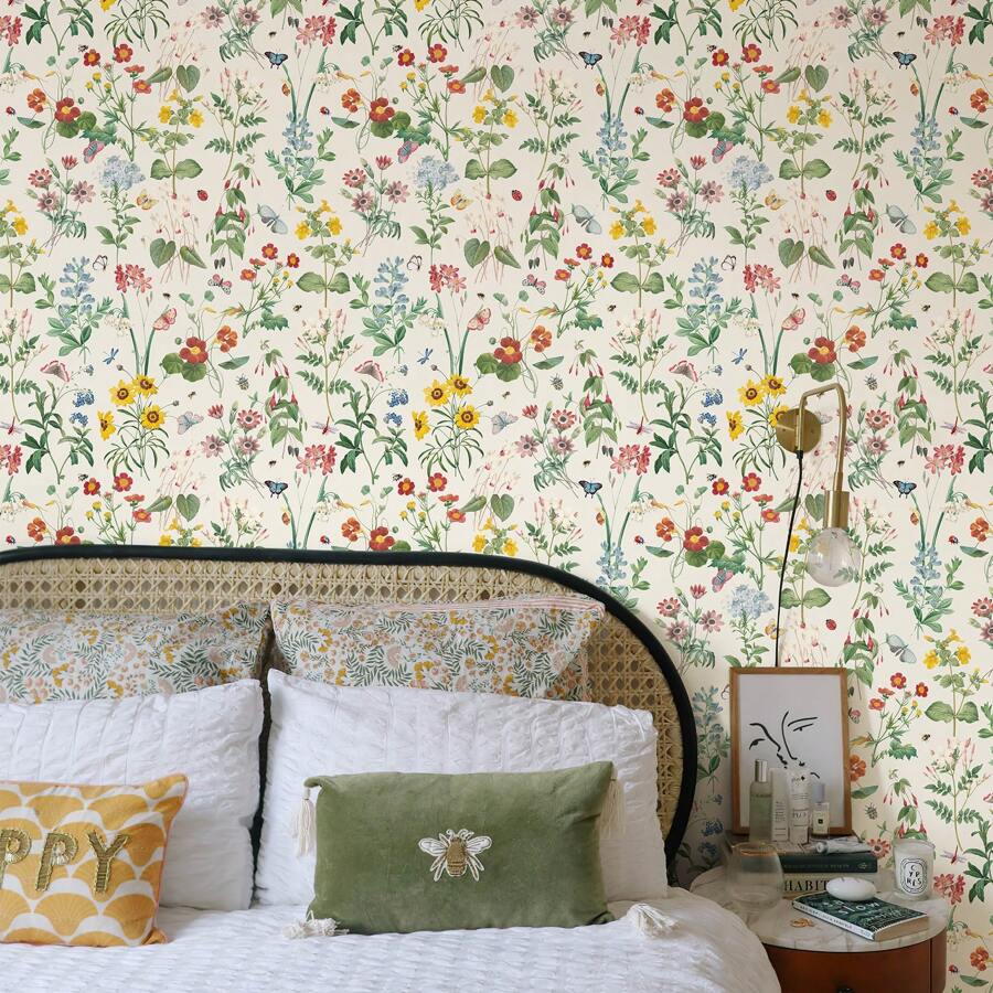 1 PC Flower Home Decoration Wallpaper Peel And Stick Wallpaper Kitchen