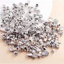8 Loop Charms Pendants For Bracelets - Silver - View 3