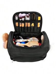 发型师多功能剪刀、梳子收纳袋、便携式单肩手提包，适合美发师和化妆师 - 彩色 - 查看 4
