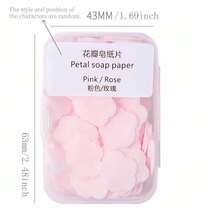 2 tờ xà phòng rửa tay dùng khi đi du lịch ngoài trời, xà phòng rửa tay cắm trại di động, xà phòng giấy rửa tay khi đi bộ đường dài dùng khi đi du lịch, tiệc nướng, tiệc tùng, trường học, cho bé gái, vệ sinh và tiện lợi - Nhiều màu - Xem 3