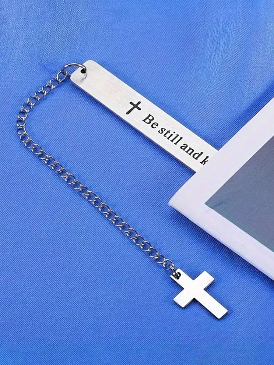 Niche Design Inspiration Rectangular Nameplate With Chain Cross