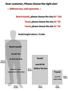 QIBHI 1/3件可選 100%純棉毛圈緹花愛心圖案浴巾，情人節禮物，輕量緞面滾邊純棉柔軟吸水居家浴室毛巾/面巾/手巾，柔軟輕盈，浴室毛巾，客用毛巾，情侶派對 - 白色 - 查看 4