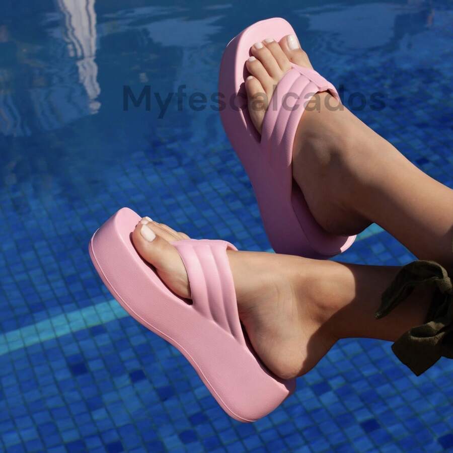 Women's Cloud Slippers In Non-Slip EVA Original Blogger - Màu Hồng baby - Xem 1