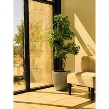 12" X 14" Kante Lightweight Modern Outdoor Planter Slate Gray - Rosemead Home & Garden, Inc. - Xám - Xem 3