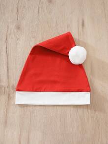 圣诞红色圣诞老人服装连帽衫，适合小型宠物狗猫，秋冬季