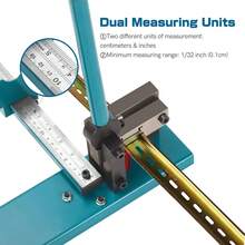 BriSunshine DIN Schiene Cutter, Doppel Nut DIN Schiene Cutter, zum Schneiden von 35 mm DIN Schienen