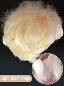 100/300PCS Goose Feathers For Crafts 4-8cm 8-12cm Swan Plumes DIY Gift Package Handmade Wedding Party Handicraft Accessories Decoration Dream Catcher Feathers,Christmas Valentine Day - Multicolor - View 9