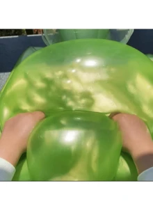 随机颜色泡沫粘液玩具，玩得越多，体积就越大，充满活力的水晶泥泥玩具 - 彩色 - 查看 3