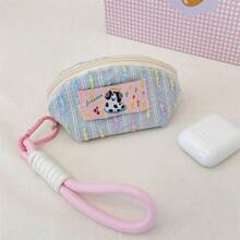 1pc Makeup Bag Colour Earphones For Puppies Cosmetic Bag Waterproof,Lipstick Pack,Women Bags For Make Up , Small Bag Storage Makeup Case,Travelling Bags For Ladies,Pencil Case Daily Big Large Capacity Makeup Brushes Holder Travel Toiletry Bag Organizer Make Up Bag, Pencil Pouch