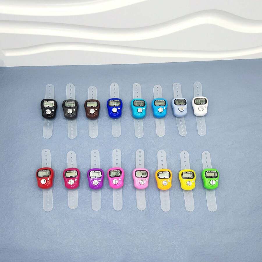 1个/5个/10个可复位5位液晶电子计数器，带数字显示，迷你手指计数器，适用于运动训练