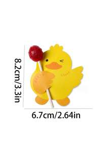 50 Stück/Packung Gastgeschenk Süßigkeiten Lollipop Dekor Karten Halter, Halloween, Halloween Dekoration