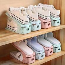 2pcs/4pcs/6pcs Collapsible Shoe Rack, Easy Storage Shoe Organizer, Adjustable For Household, Bedroom, Living Room' - Multicolor - View 6