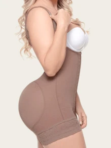 Moldear el Body de la mujer, Moldeador colombiano, 4 filas de ganchos adelgazantes, que levanta el trasero y controla el abdomen, faja moldeadora del abdomen, ropa moldeadora para la Bottom, apto para uso diario u ocasiones formales