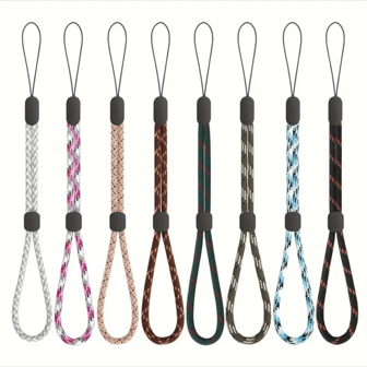 5pcs Adjustable Colorful Nylon Hand Wrist Strap Lanyard - Universal Holder For Mobile Phone, Camera, Keys, USB Drive, Wallet, ID Badge, Mp3 - Durable, Detachable, And Easy To Use Gifts For Mother, Family, Friends, Birthday, Holiday Phone Charm, Phone Chain