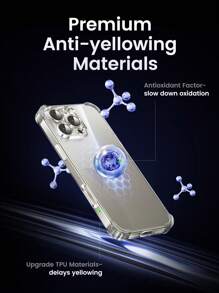 UGREEN 晶莹剔透气囊系列手机壳适用于 16 Pro Max Pro 16 Plus 透明防水防震防摔防刮