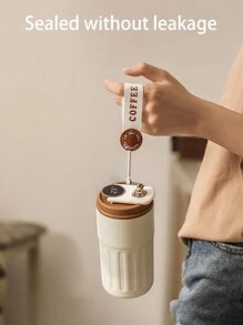 Smart Double-Wall Vacuum Insulated Coffee Cup - Seamless Stainless Steel 316 Design - Perfect For Men & Women, Office & Outdoor Adventures - Durable, Rust-Resistant, Easy-Carry Mug