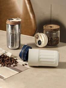 Smart Double-Wall Vacuum Insulated Coffee Cup - Seamless Stainless Steel 316 Design - Perfect For Men & Women, Office & Outdoor Adventures - Durable, Rust-Resistant, Easy-Carry Mug