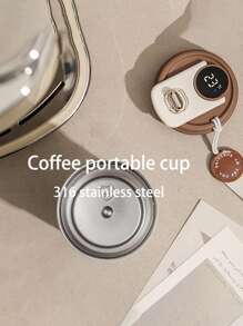 Smart Double-Wall Vacuum Insulated Coffee Cup - Seamless Stainless Steel 316 Design - Perfect For Men & Women, Office & Outdoor Adventures - Durable, Rust-Resistant, Easy-Carry Mug