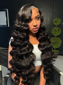 13x4 HD Transparent Body Wave Lace Front Wig Brazilian13x4 Lace Front Human Hair Wigs Pre Plucked For Women 200% Density