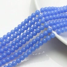 Environ 50 pièces Fil de perles en cristal clair de 8 mm, perles de verre pour la conception de bracelets, colliers, décoration de rideaux