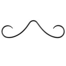 1pc 16G 316L Surgical Steel Mustache Nose Septum Ring Piercing Jewelry - Multicolor - View 12