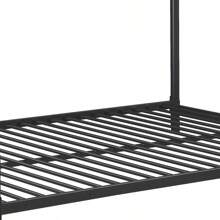 Furniture Triple Bunk Bed, FULL/Twin/FULL, Black - Black + Metal as pic - View 8