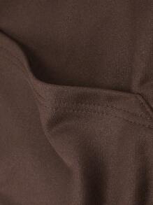 2pcs Set Men's Solid Color Plain Long Sleeve Sweatshirt And Pants Casual Sports Outfit For Travel, Outdoor Camping