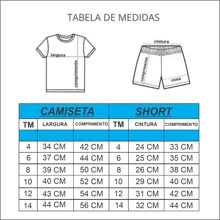 BOY'S BRANDED SET T-SHIRT AND SHORTS 100% COTTON - 黑色 - 查看 4