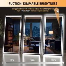 Floor & Full Length Mirrors - US a Type Plug(110-127V) - View 7