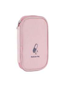 1pc Portable Travel First Aid Kit, Outdoor Emergency Medical Bag, Household Small Pill Case Storage Bag For Travel Storage Bag,Makeup Bag,Cosmetic Bag,Vacation Organizer,Large Capacity Makeup Organizer Makeup Case, For Lipstick, Brush, Skincare, Mobile Phone, Coin, Small Items, For Home,Gift,Vacation And Festival Halloween Christmas Multifunctional Use,Boho Vibes - Multicolor - View 16