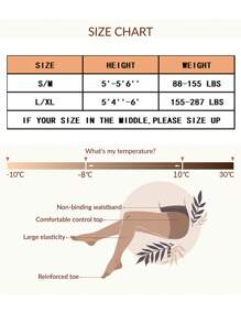 1 quần tất dày ấm 320g quần bó cho nữ, quần tất giả trong suốt cho nữ quần tất giả trong suốt màu da quần bó giữ ấm chân quần bó màu đen thích hợp cho thời tiết mùa đông lạnh giá, thích hợp cho tập yoga tại nhà, chạy bộ, đạp xe, đi bộ đường dài, trượt tuyết và các hoạt động ngoài trời - màu đen - Xem 2