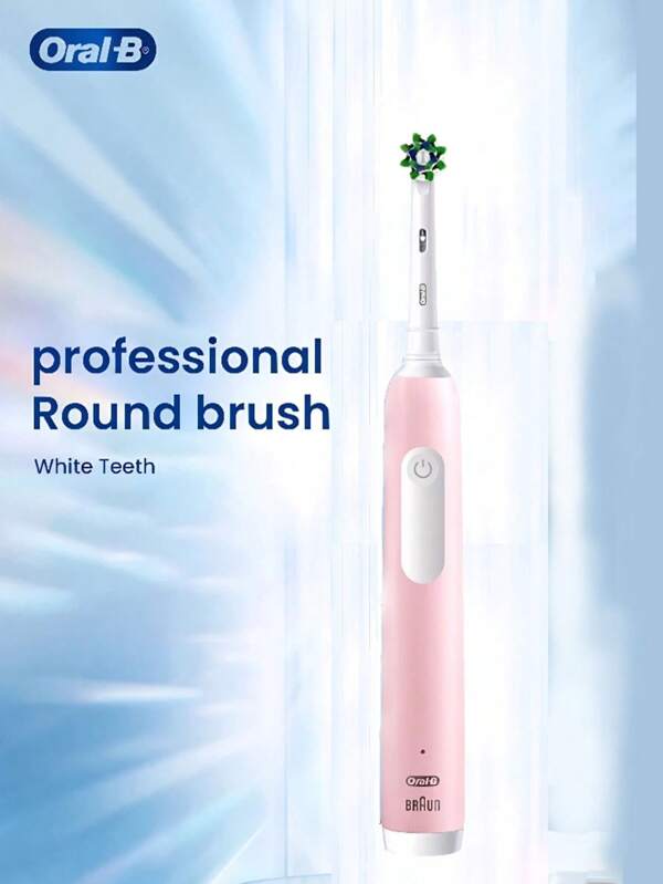 Oral-B Oral B Pro1 Max Periuță de dinți electrică 3D reîncărcabilă Cap de perie cu cap rotund mic, periuță de dinți vibrantă rotativă de îngrijire orală, cadou pentru iubit/iubita