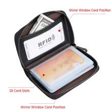 4PCS 22 Card Wallet Business Case Purse Mini Leather Credit Card Holder RFID Blocking UK - Black - View 11