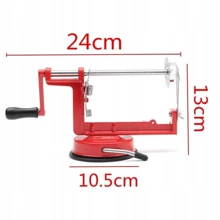Cortador espiral de fatiador de batata, cortador de vegetais, base de sucção, cortador de batata torcido, fritar, espiralizador de vegetais, fabricante de chips